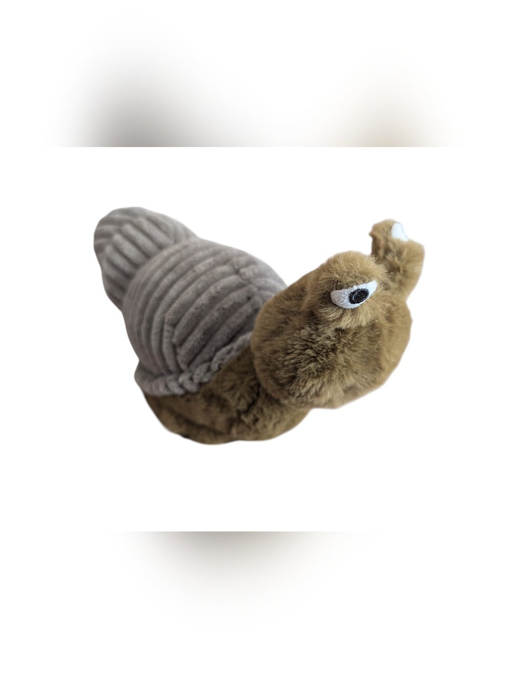 Jellycat Steve Snail Plush Ribbed Shell Brown Corduroy Stuffed Animal HTF